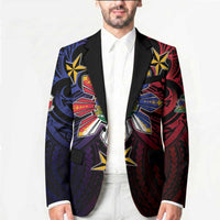 Haiti Philippines Blazer Haitian Coat Of Arms With Filipino Sun LT05 - Polynesian Pride