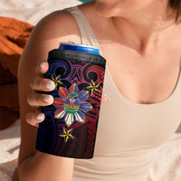 Haiti Philippines 4 in 1 Can Cooler Tumbler Haitian Coat Of Arms With Filipino Sun