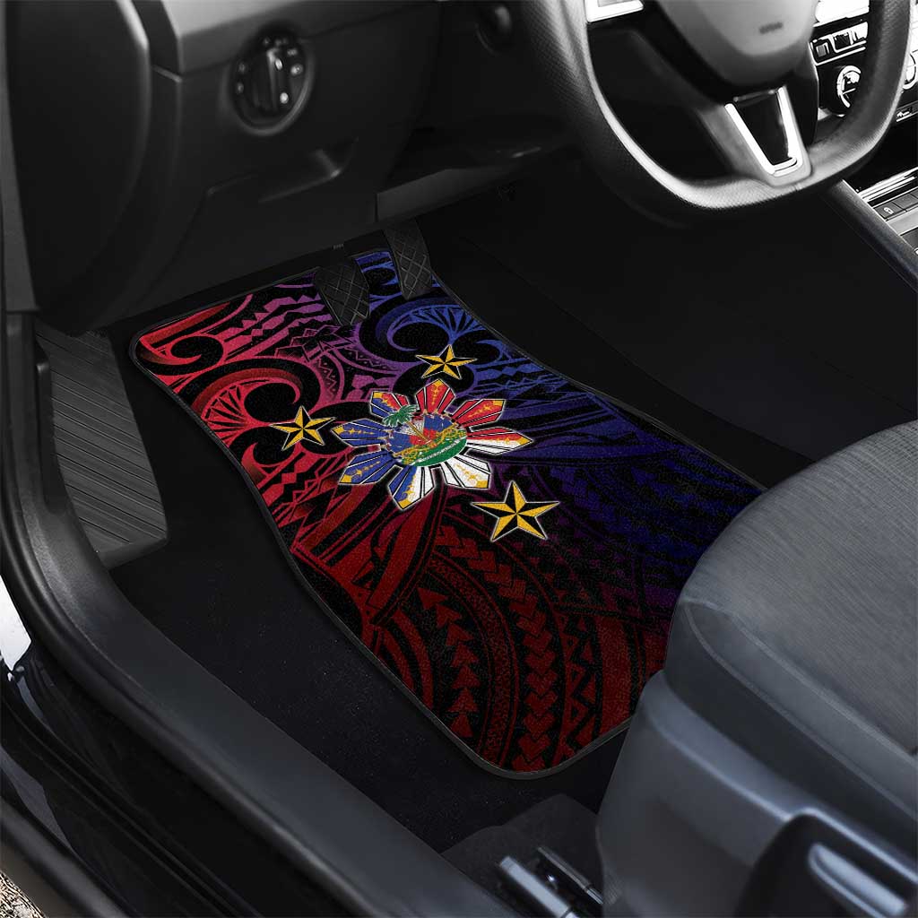 Haiti Philippines Car Mats Haitian Coat Of Arms With Filipino Sun