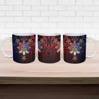 Haiti Philippines Ceramic Mug Haitian Coat Of Arms With Filipino Sun LT05 - Polynesian Pride