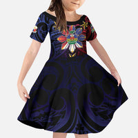 Haiti Philippines Family Matching Puletasi and Hawaiian Shirt Haitian Coat Of Arms With Filipino Sun