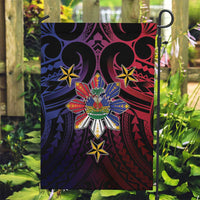 Haiti Philippines Garden Flag Haitian Coat Of Arms With Filipino Sun