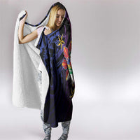 Haiti Philippines Hooded Blanket Haitian Coat Of Arms With Filipino Sun LT05 - Polynesian Pride
