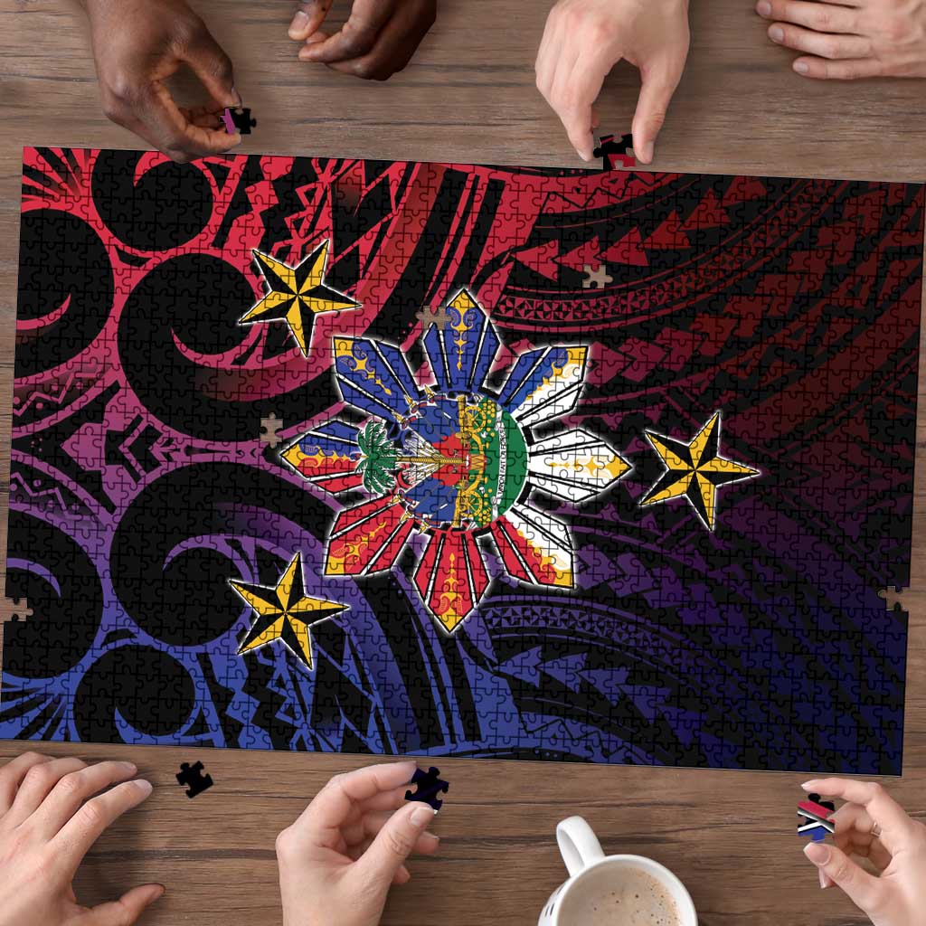 Haiti Philippines Puzzle Haitian Coat Of Arms With Filipino Sun
