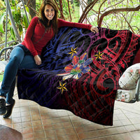 Haiti Philippines Quilt Haitian Coat Of Arms With Filipino Sun LT05 - Polynesian Pride