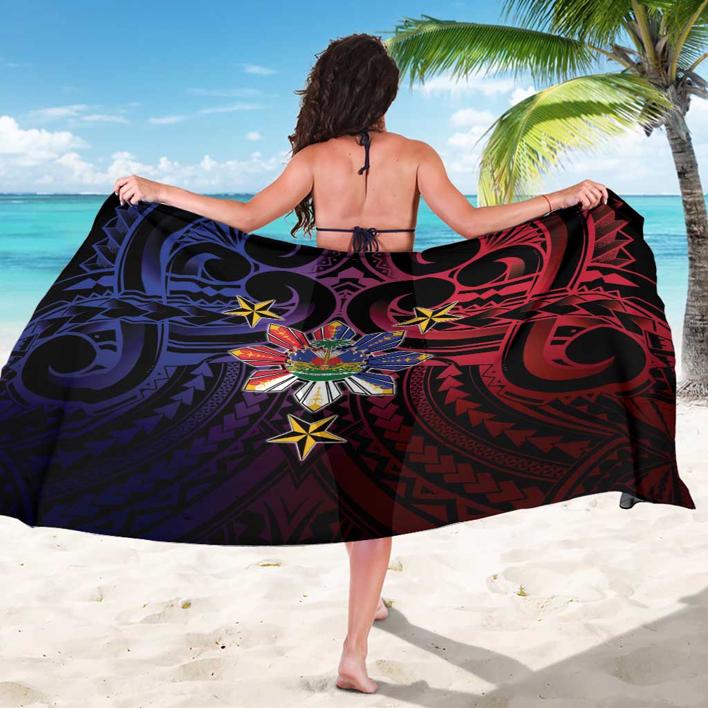 Haiti Philippines Sarong Haitian Coat Of Arms With Filipino Sun LT05 - Polynesian Pride