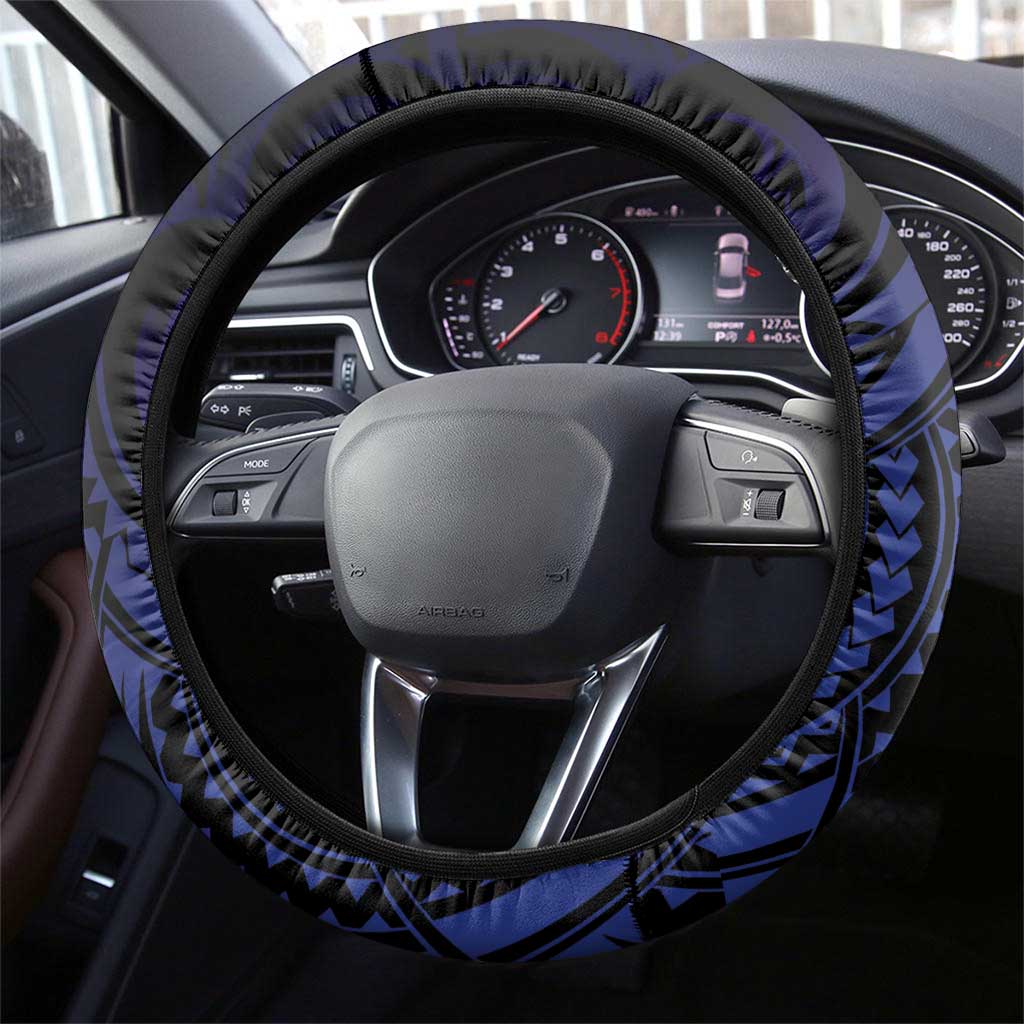 Haiti Philippines Steering Wheel Cover Haitian Coat Of Arms With Filipino Sun LT05 - Polynesian Pride