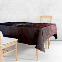 Haiti Philippines Tablecloth Haitian Coat Of Arms With Filipino Sun LT05 - Polynesian Pride