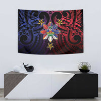 Haiti Philippines Tapestry Haitian Coat Of Arms With Filipino Sun LT05 - Polynesian Pride