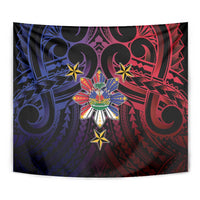 Haiti Philippines Tapestry Haitian Coat Of Arms With Filipino Sun LT05 - Polynesian Pride