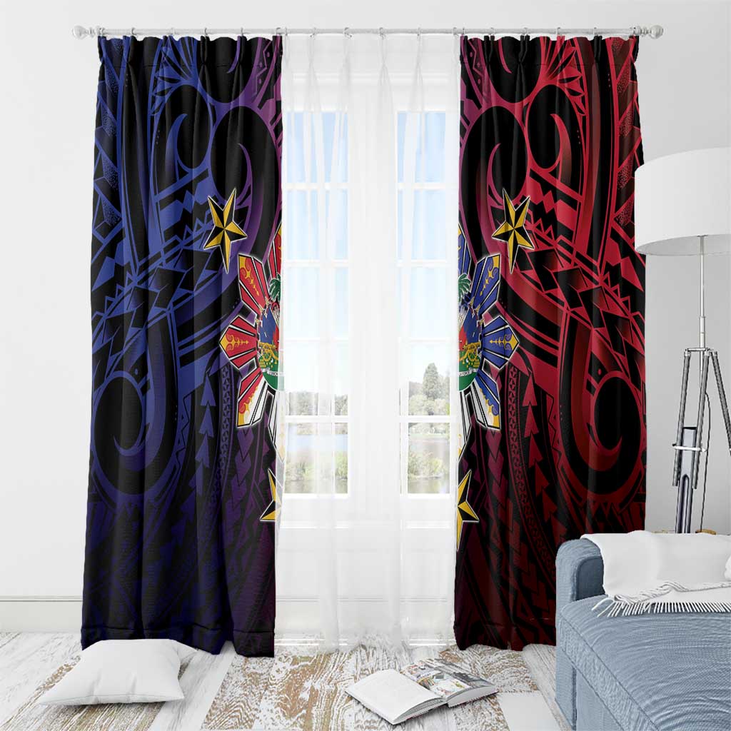Haiti Philippines Window Curtain Haitian Coat Of Arms With Filipino Sun