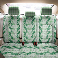 Hawaii Ti Leaf Maile Tuberose Lei Back Car Seat Cover With Hanalei Leaf Green LT05 - Polynesian Pride