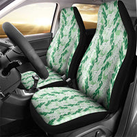 Hawaii Ti Leaf Maile Tuberose Lei Car Seat Cover With Hanalei Leaf Green LT05 - Polynesian Pride