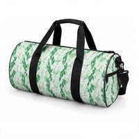 Hawaii Ti Leaf Maile Tuberose Lei Duffle Bag With Hanalei Leaf Green LT05 - Polynesian Pride