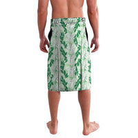 Hawaii Ti Leaf Maile Tuberose Lei Lavalava With Hanalei Leaf Green LT05 - Polynesian Pride