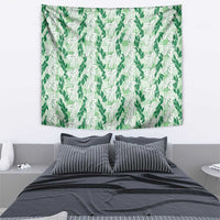 Hawaii Ti Leaf Maile Tuberose Lei Tapestry With Hanalei Leaf Green LT05 - Polynesian Pride