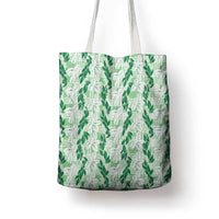 Hawaii Ti Leaf Maile Tuberose Lei Tote Bag With Hanalei Leaf Green LT05 - Polynesian Pride