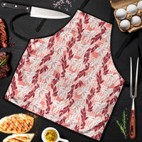 Hawaii Ti Leaf Maile Tuberose Lei Apron With Hanalei Leaf Red LT05 Red - Polynesian Pride