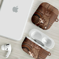 Samoa Tatau Marlin AirPods Case With Siapo Motifs Brown