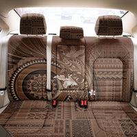 Samoa Tatau Marlin Back Car Seat Cover With Siapo Motifs Brown LT05 - Polynesian Pride