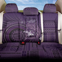 Samoa Tatau Marlin Back Car Seat Cover With Siapo Motifs Violet LT05 One Size Violet - Polynesian Pride