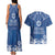 Wikin te Taetae ni Kiribati Couples Matching Tank Maxi Dress and Hawaiian Shirt Pacific Tapa Pattern