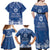 Wikin te Taetae ni Kiribati Family Matching Off Shoulder Maxi Dress and Hawaiian Shirt Pacific Tapa Pattern