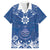 Wikin te Taetae ni Kiribati Family Matching Off Shoulder Maxi Dress and Hawaiian Shirt Pacific Tapa Pattern