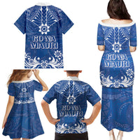 Wikin te Taetae ni Kiribati Family Matching Puletasi and Hawaiian Shirt Pacific Tapa Pattern LT05 - Polynesian Pride