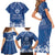 Wikin te Taetae ni Kiribati Family Matching Short Sleeve Bodycon Dress and Hawaiian Shirt Pacific Tapa Pattern