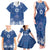 Wikin te Taetae ni Kiribati Family Matching Tank Maxi Dress and Hawaiian Shirt Pacific Tapa Pattern