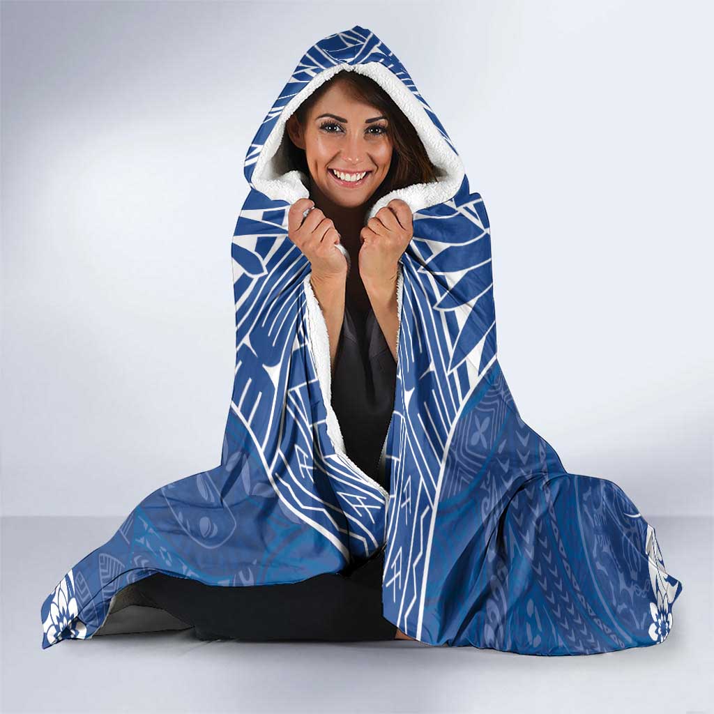 Wikin te Taetae ni Kiribati Hooded Blanket Pacific Tapa Pattern LT05 - Polynesian Pride
