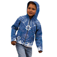 Wikin te Taetae ni Kiribati Kid Hoodie Pacific Tapa Pattern