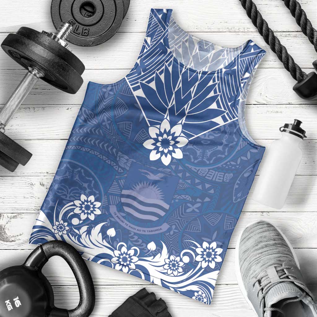 Wikin te Taetae ni Kiribati Men Tank Top Pacific Tapa Pattern LT05 - Polynesian Pride