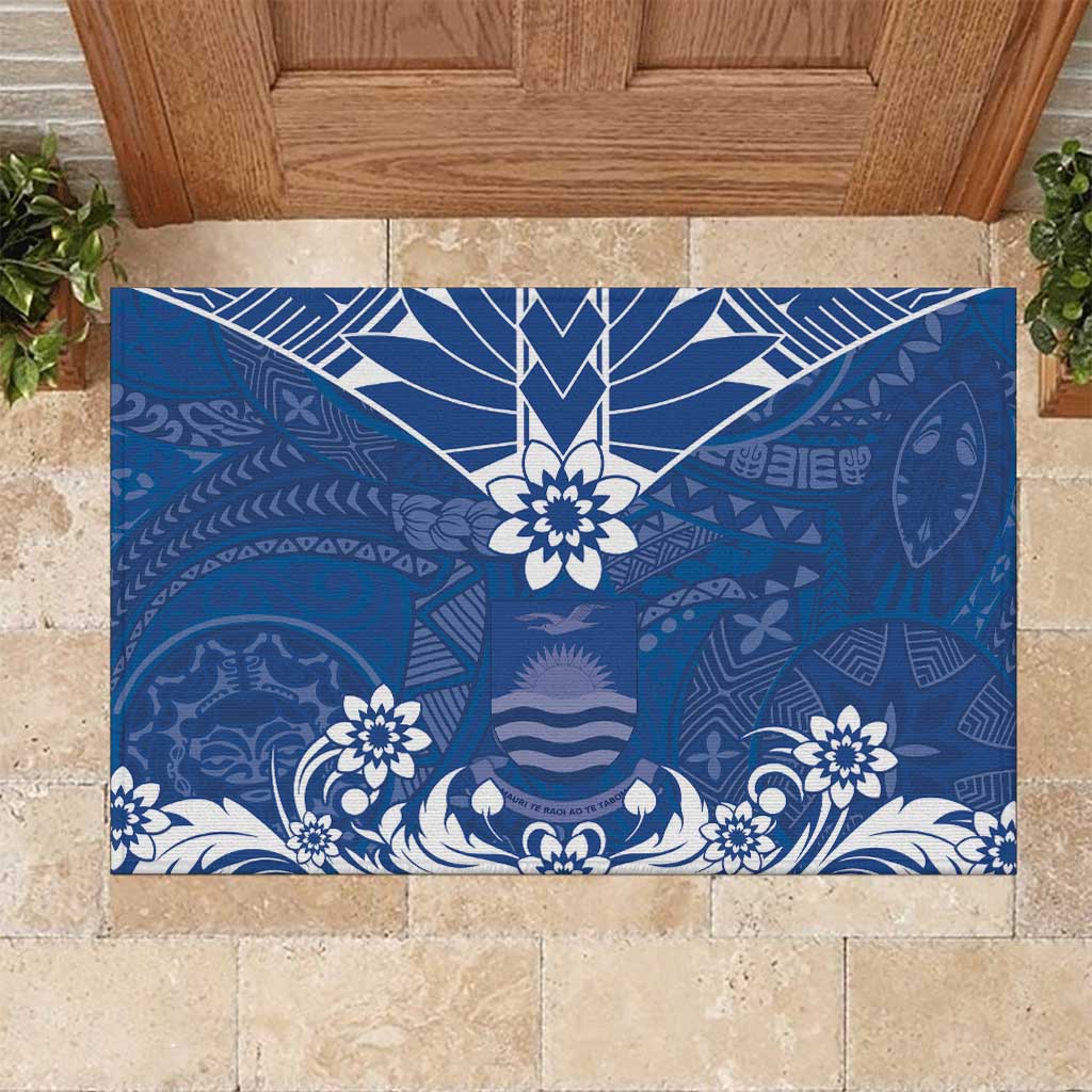 Wikin te Taetae ni Kiribati Rubber Doormat Pacific Tapa Pattern