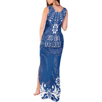 Wikin te Taetae ni Kiribati Tank Maxi Dress Pacific Tapa Pattern LT05 - Polynesian Pride