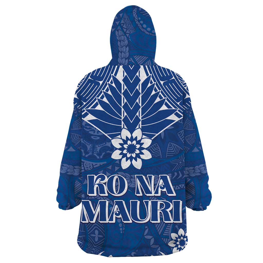 Wikin te Taetae ni Kiribati Wearable Blanket Hoodie Pacific Tapa Pattern LT05 - Polynesian Pride