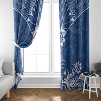 Wikin te Taetae ni Kiribati Window Curtain Pacific Tapa Pattern LT05 - Polynesian Pride