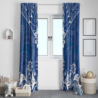 Wikin te Taetae ni Kiribati Window Curtain Pacific Tapa Pattern LT05 - Polynesian Pride
