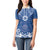 Wikin te Taetae ni Kiribati Women Polo Shirt Pacific Tapa Pattern