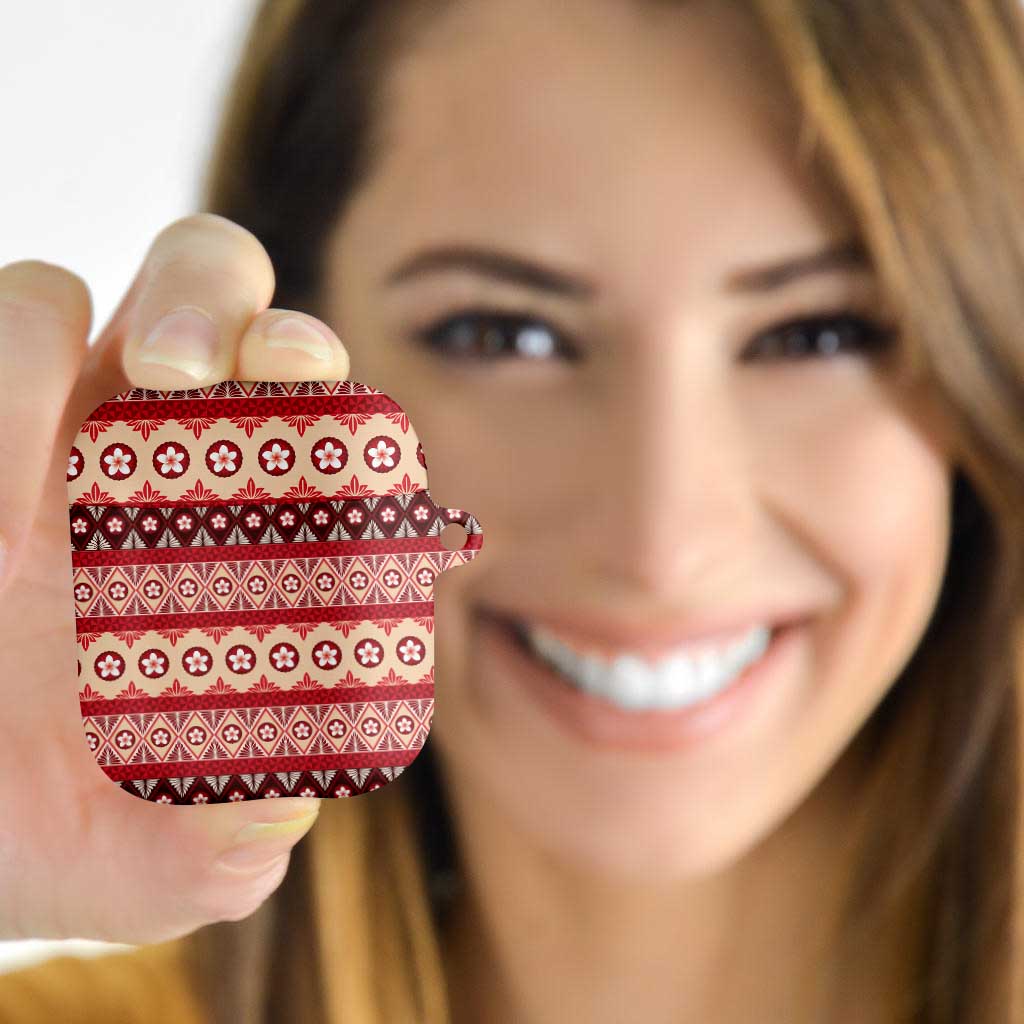 Tonga Language Week AirPods Case Lea Faka-Tonga Everyday LT05 Beige - Polynesian Pride
