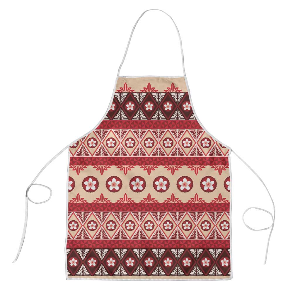 Tonga Language Week Apron Lea Faka-Tonga Everyday LT05 Beige - Polynesian Pride