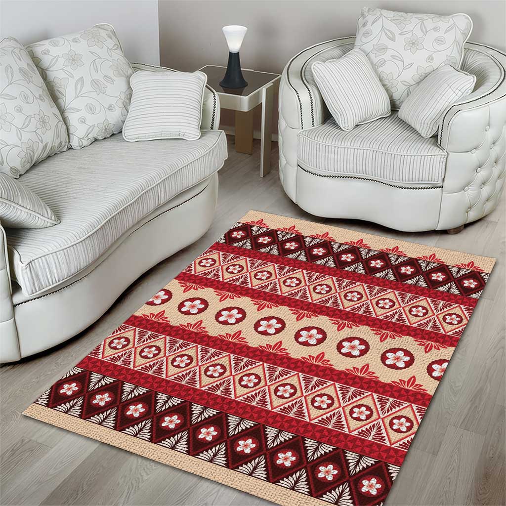 Tonga Language Week Area Rug Lea Faka-Tonga Everyday - Polynesian Pride