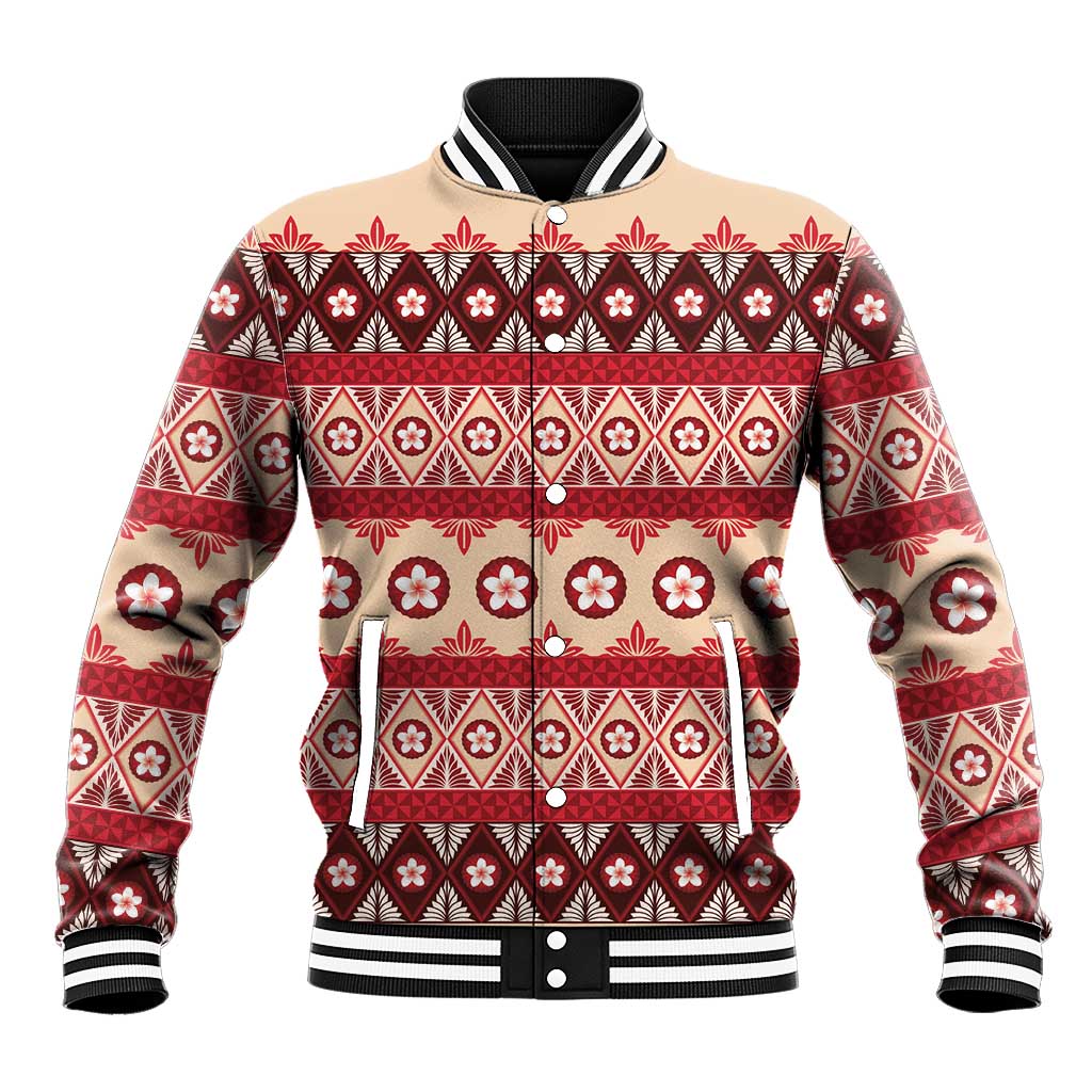 Tonga Language Week Baseball Jacket Lea Faka-Tonga Everyday LT05 Unisex Beige - Polynesian Pride