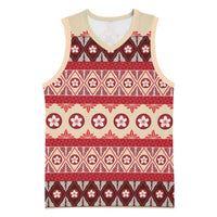 Tonga Language Week Basketball Jersey Lea Faka-Tonga Everyday LT05 Unisex Beige - Polynesian Pride