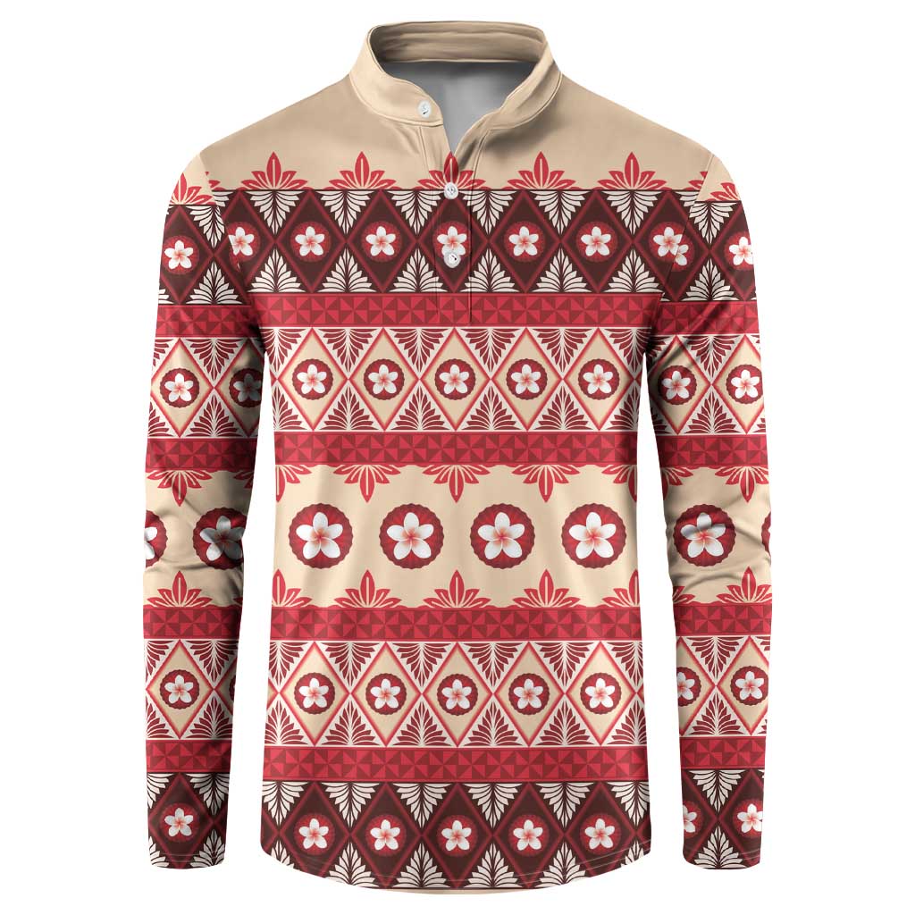 Tonga Language Week Button Sweatshirt Lea Faka-Tonga Everyday LT05 Beige - Polynesian Pride