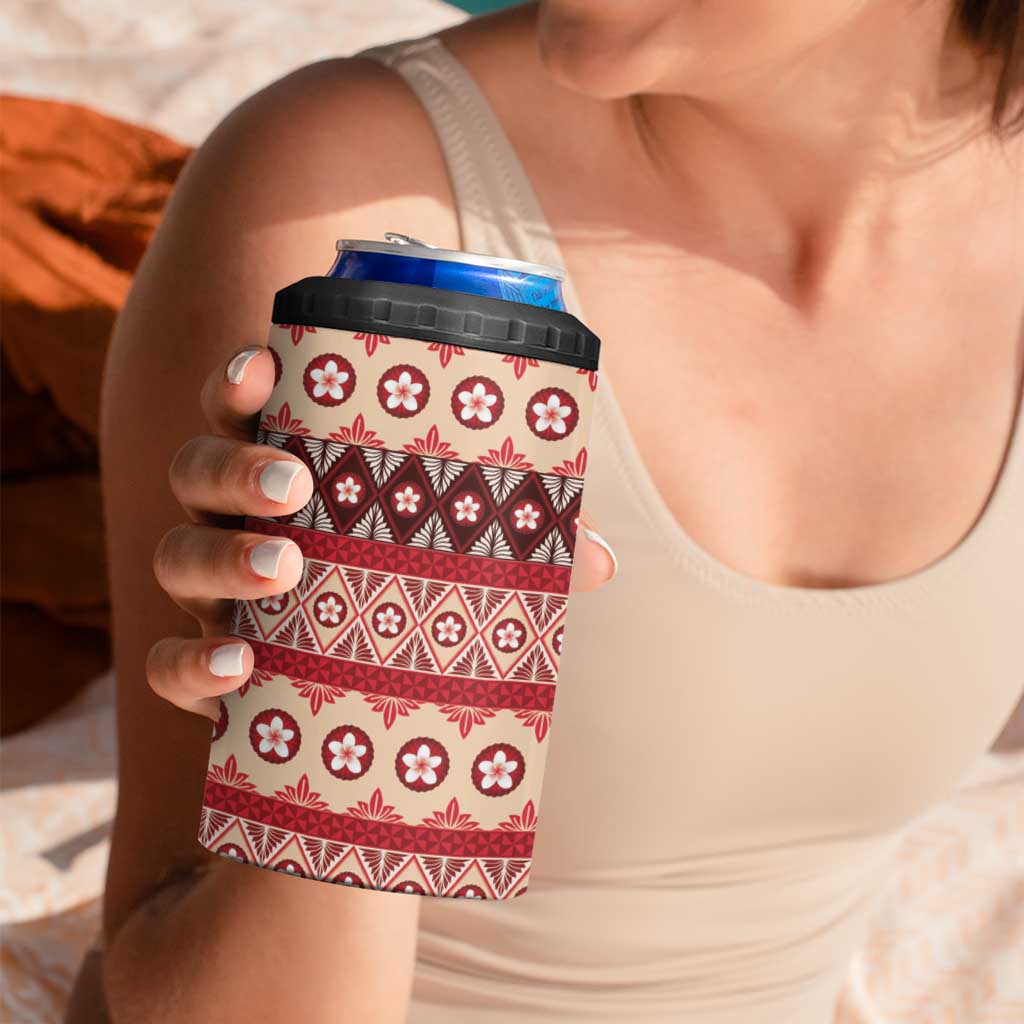 Tonga Language Week 4 in 1 Can Cooler Tumbler Lea Faka-Tonga Everyday LT05 - Polynesian Pride