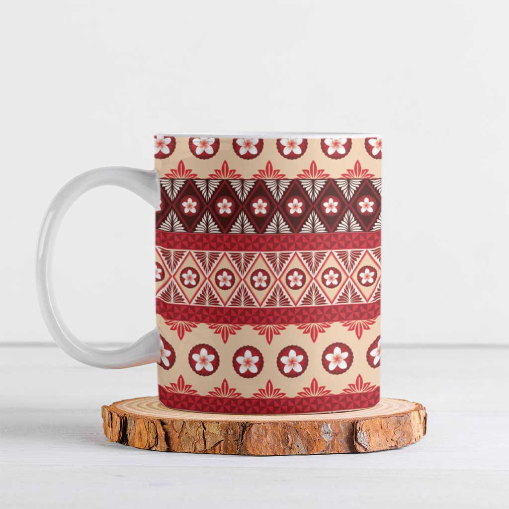 Tonga Language Week Ceramic Mug Lea Faka-Tonga Everyday LT05 Beige - Polynesian Pride