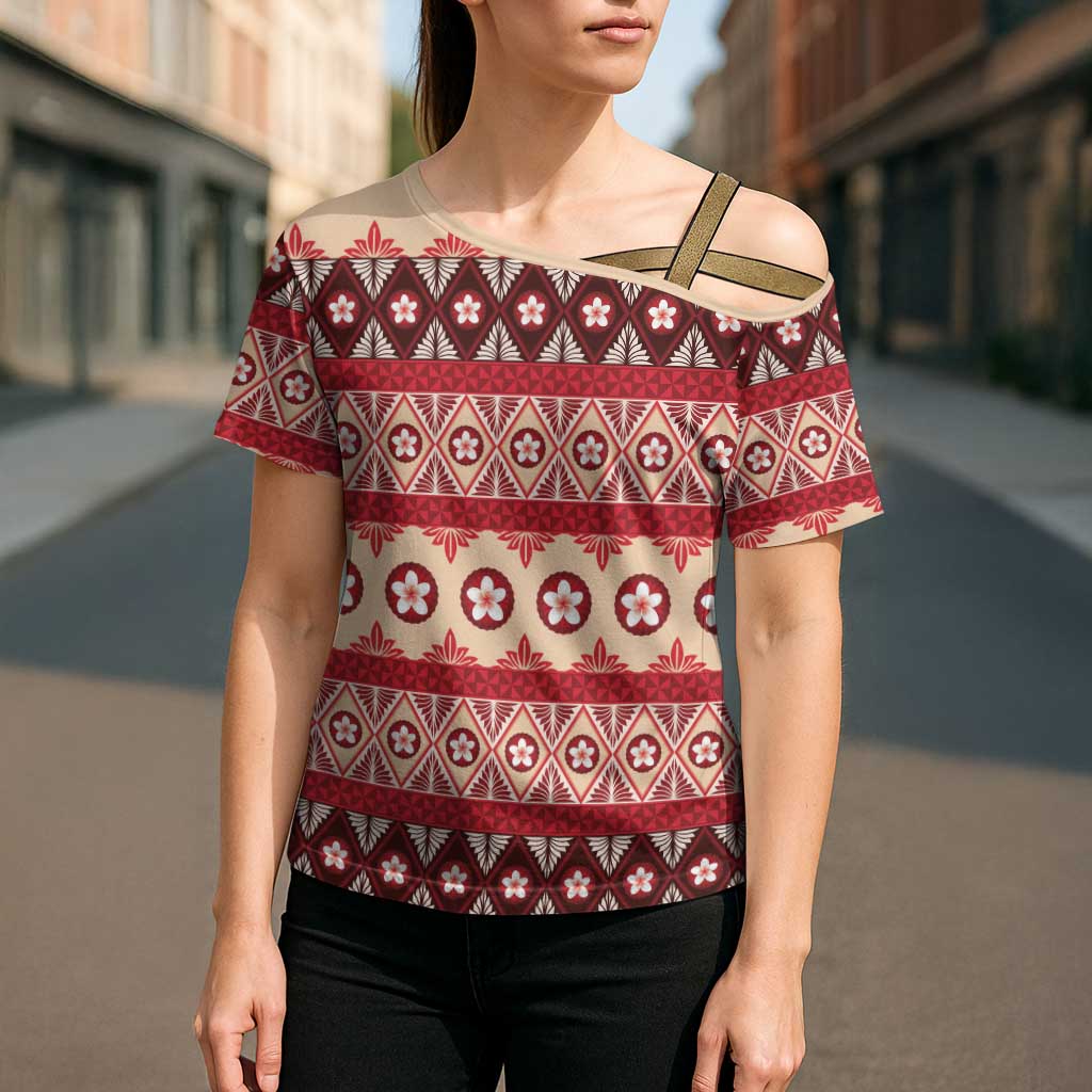 Tonga Language Week Cross Shoulder Shirt Lea Faka-Tonga Everyday LT05 - Polynesian Pride