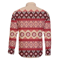 Tonga Language Week Family Matching Off The Shoulder Long Sleeve Dress and Hawaiian Shirt Lea Faka-Tonga Everyday LT05 - Polynesian Pride